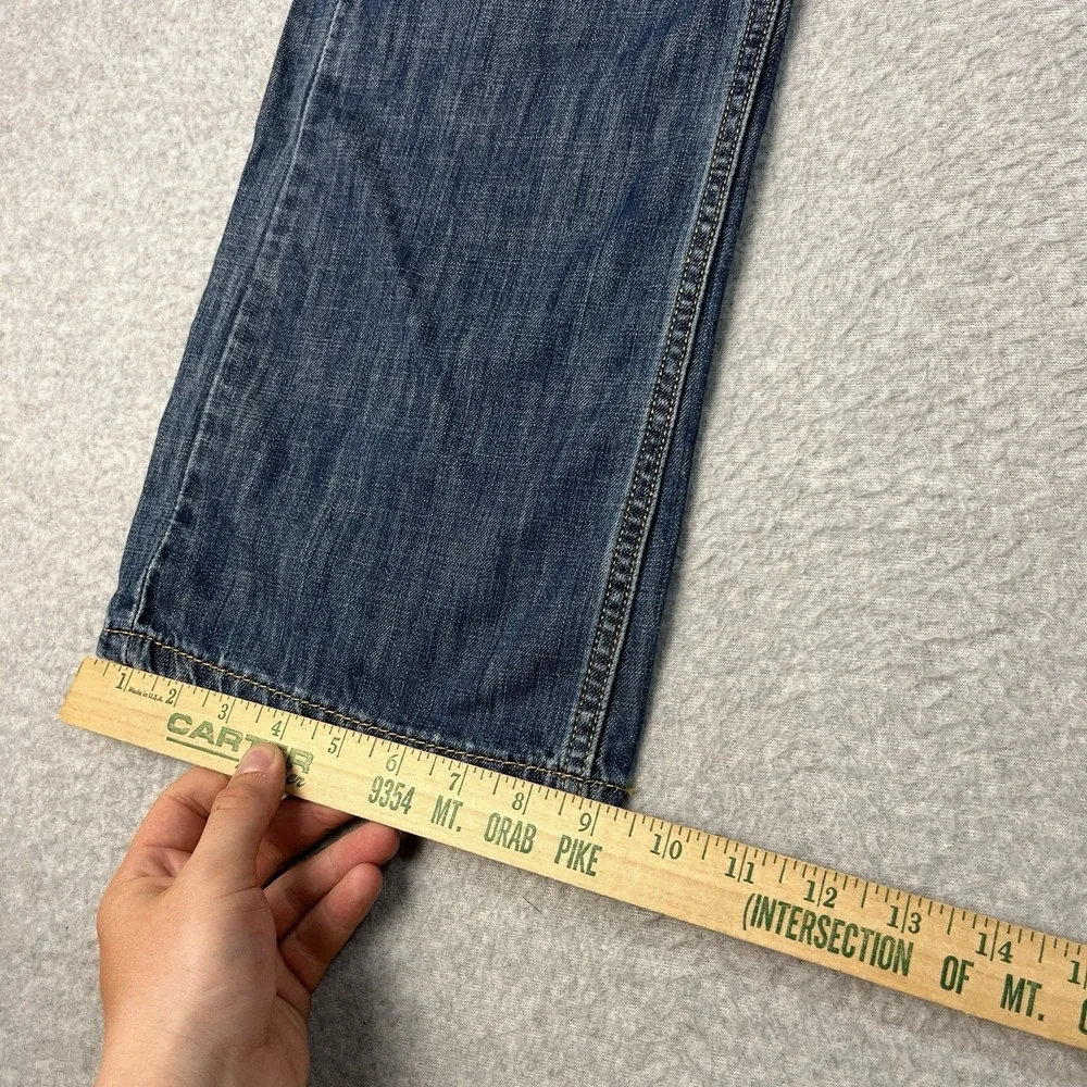 Levis Jeans Mens 34x30 (Fit 36x30) Blue 527 Bootcut Western Cowboy Denim Medium